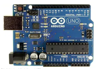  ??  ?? Older Arduino boards like the Uno need 5VDC power.