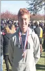  ??  ?? Blackhawk cross country runner Shaed Cates finished eighth overall out of 247 runners, qualifying him for All-State. Will Feemster (not pictured) finished 14th and also qualified for All-State. Cates covered the 5K distance (3.1 miles) in 18:19.