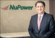  ??  ?? Nupower Renewables’ founder and CEO Deepak Kochhar