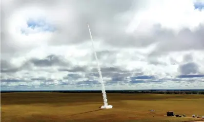  ?? Photograph: Southern Launch ?? Southern Launch has been granted licence to set up a civilian rocket launch facility in South Australia