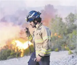  ?? Ramon Costa / AFN Press ?? Incendio forestal en Calafell, el pasado marzo.