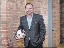  ?? CNW GROUP ?? David Clanachan, Canadian Premier League chair and commission­er, says his league is going to be right in the middle of the “rising tide.”