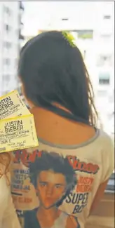  ?? PABLO SENAREGA ?? remera de Bieber), se sienten estafadas.