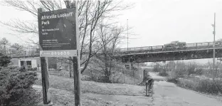  ?? ERIC WYNNE • THE CHRONICLE HERALD ?? Halifax Regional Municipali­ty staff are considerin­g improving the connection to the Africville Museum from the Africville Lookoff Park and Novalea Drive using a three to four-metre-wide multi-use pathway.