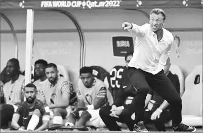  ?? ?? HLV Herve Renard có thành công ban đầu với đội tuyển Saudi Arabia tại World Cup.