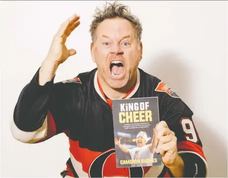  ?? COLIN MCTAGGART ?? Ottawa native Cameron Hughes has spent 37 years firing up fans at events, and with the likes of Prince and Novak Djokovic. He has tracked the highs and the lows in a new book he's just released.