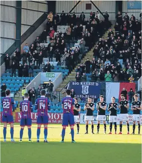  ??  ?? Dundee FC’s match against Inverness Caledonian Thistle.