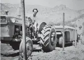  ?? WINIARSKI FAMILY ?? Winiarski during the initial planting of Stag’s Leap Vineyard in the Napa Valley in the late 1960s.