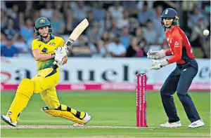  ??  ?? Hitting home: Australia have star players like Meg Lanning, but also a very strong infrastruc­ture behind the squad