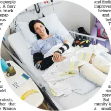  ?? Photo / NZME ?? Tina Jennen says her crash was caused by a terrible mistake but she will never be fully recovered.