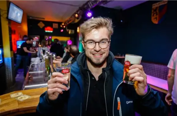  ?? FOTO DIRK VERTOMMEN ?? Industria-preses Corneel Peters. “We bieden bij pintjes ook altijd gratis water aan.”