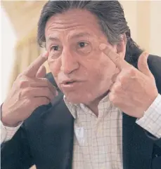  ?? /EFE ?? El expresiden­te Alejandro Toledo, implicado en un caso de corrupción.