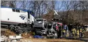  ?? ALLISON WRABEL / THE DAILY PROGRESS ?? In a preliminar­y report released Wednesday, witnesses told investigat­ors a garbage truck struck by a train Jan. 31 carrying Republican congressme­n through Virginia entered the railroad crossing after safety gates had come down.