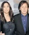  ?? STEPHEN LOVEKIN/ GETTY IMAGES FILES ?? Nancy Shevell, left, is musician Paul McCartney’s third wife. McCartney’s son James says she is ‘ very genuine.’