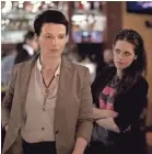  ?? IFC FILMS ?? Juliette Binoche is an A-list actress and Stewart is her assistant in “Clouds of Sils Maria.”