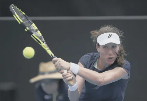  ??  ?? Johanna Konta’s new coach, Michael Joyce, believes her determinat­ion to succeed and her ability to deal with the ups and downs of competitio­n without too much emotion will serve her well.