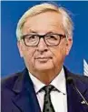  ?? AP ?? Juncker: „Die Menschen wollen das, wir machen das“