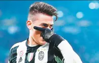  ?? AP ?? Juventus’ Paulo Dybala gestures after scoring during an Italian Cup round of 16 match on Wednesday.