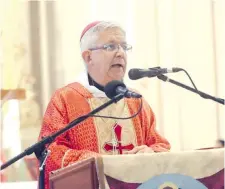  ?? ?? Arzobispo de Asunción, monseñor Adalberto Martínez. (Archivo)