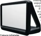  ??  ?? Celexon inflatable
outdoor screen INF200, £299.99,
projectors­hop24.co.uk