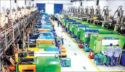  ?? AN HIEU/VIETNAM NEWS AGENCY/VIET NAM NEWS ?? Components are made at the Cat Thai Manufactur­ing & Trading Co Ltd in Ho Chi Minh City. Vietnamese enterprise­s are urged to draw up appropriat­e business strategies to use domestic raw materials or other sources.