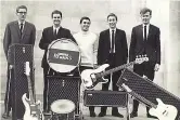  ??  ?? Heyday: (From left) Tony Moulton, Ray Curnick, Geoff Halil, Gordon Smith and Bernie Andrews