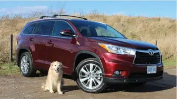  ?? PETER BLEAKNEY PHOTOS FOR THE TORONTO STAR ?? The Highlander starts at $31,975 for the front-drive LE model. This XLE AWD at $40,195 gets a lot of extras..