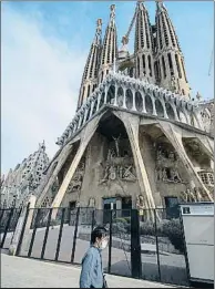  ?? XAVI JURIO ?? La fachada de la Pasión de la Sagrada Família