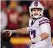  ?? THE ASSOCIATED PRESS FILE PHOTO ?? The Buffalo Bills, led by star QB Josh Allen, again loom as one of the favourites in the AFC.