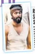  ??  ?? Pictures of Ranbir Kapoor shooting for Shamshera surfaced on Twitter. He plays a dacoit in the film set in the 1800s. “A great story of heroism about a dacoit tribe fighting for their independen­ce from the British,” Ranbir said earlier in an interview.