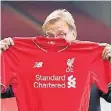  ?? FOTO: AP ?? Jürgen Klopp im Stadion an der Anfield Road.