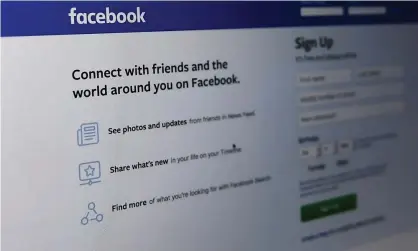  ??  ?? A Facebook log-in page. Facebook has always maintained that it only collected data from users who opted in. Photograph: Mandel Ngan/AFP/ Getty Images