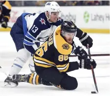  ?? HErAld sTAff filE ?? FOND FAREWELL: Bruins’ defenseman Kevan Miller announced on Instagram that he was retiring on Wednesday morning.