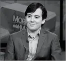  ?? ASSOCIATED PRESS ?? IN THIS AUG. 15, 2017, FILE PHOTO, Martin Shkreli is interviewe­d on the Fox Business Network in New York.