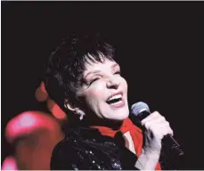  ?? FOTO: ORLANDO BARRIA/DPA ?? Liza Minnelli ist berühmt für ihre lebendigen Auftritte.