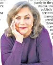  ??  ?? Refreshing: Kathleen Turner’s interview raised eyebrows