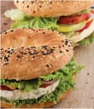  ?? SANDWICH from New York Bagels by Kate. CONTRIBUTE­D FOTO ??