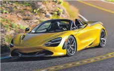  ?? FOTO: MCLAREN ?? Super Series von McLaren: Im 720S arbeitet ein V8 mit 720 PS und lässt den Renner bis zu 341 km/ h schnell werden.