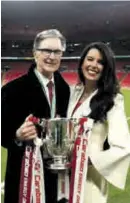  ?? ?? John Henry, Liverpool owner, with his wife
Photo: twitter@AnfieldWat­ch
