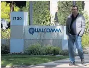  ?? Justin Sullivan Getty Images ?? QUALCOMM and other firms have had to acquiesce to Beijing’s demands for technology and censorship.