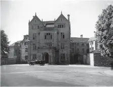  ??  ?? The completed Homeopathi­c Hospital, year unknown, probably late 1920s or early 30s