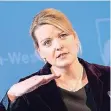  ?? FOTO: DPA ?? Christina Schulze Föcking ist seit Juni 2017 NRW-Umweltmini­sterin.
