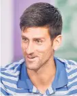  ??  ?? Novak Djokovic