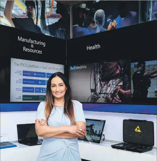  ??  ?? Jasmine Pillay, human resources director, Microsoft South Africa, says the company constantly provides its employees with training