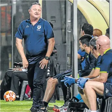  ?? Picture: Gallo Images ?? Bidvest Wits coach Gavin Hunt expects nothing less than three points against Horoya AC today.