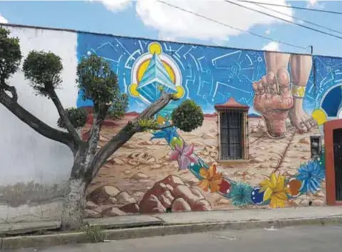  ?? |CORTESÍA ?? Uno de los murales que muestra el talento de los habitantes.