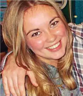  ?? ?? Experience­d: Rebecca Gannon, 29, drowned during a boat trip