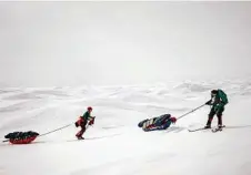  ?? Photo: Bengt Rotmo / Antarctic Heritage Trust ?? The interminab­le, white expanse of the Greenland ice cap.