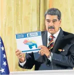  ?? Foto: AFP ?? A principios de abril Maduro promulgó una ley que designa al Esequibo como un nuevo Estado venezolano. /