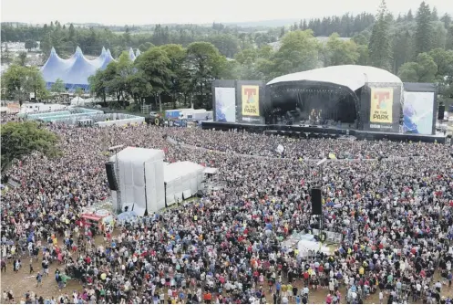  ?? PICTURE: LISA FERGUSON ?? 0 T in the Park has been based at Strathalla­n in Perthshire for the past two years